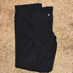 Lululemon Black ribbed pant